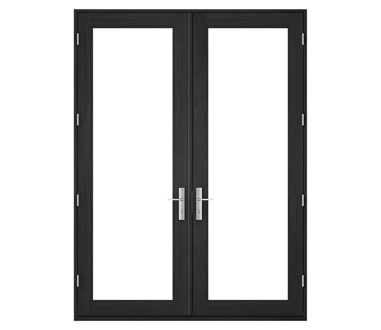 Pella Reserve Contemporary Wood Hinged Patio Door in Pasadena